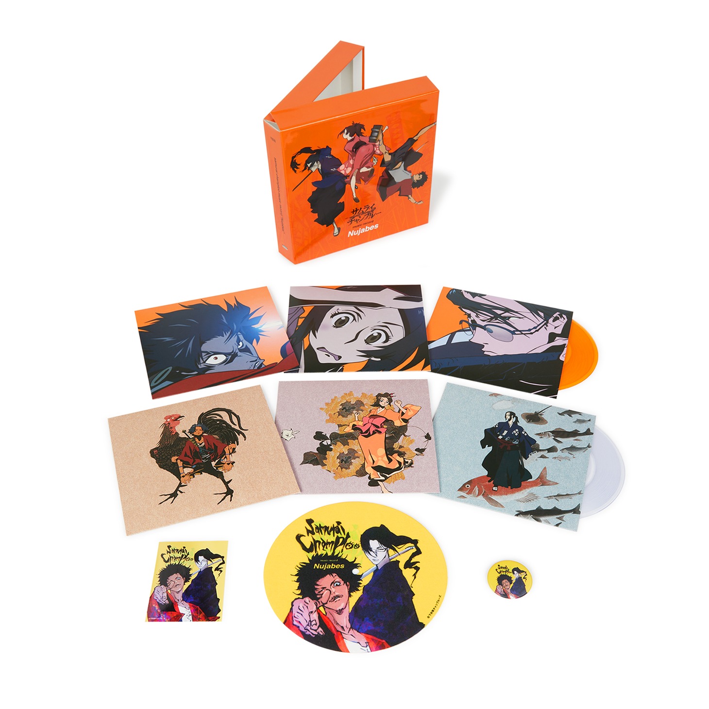 「samurai champloo music record “Nujabes”」の展開図。 (c)下井草チャンプルーズ
