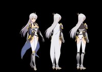 アリューシア・シトラスのキャラクタービジュアル。