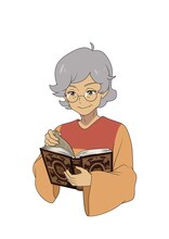 アスマお婆ちゃん（CV：野沢雅子）マハ、ライアン、スルタンという三人の孫をもつ、陽気で物知りなおばあちゃん。孫たちにアラビア半島に伝わる昔話を聞かせることにより、彼らの悩みに寄り添う。太極拳の名手。