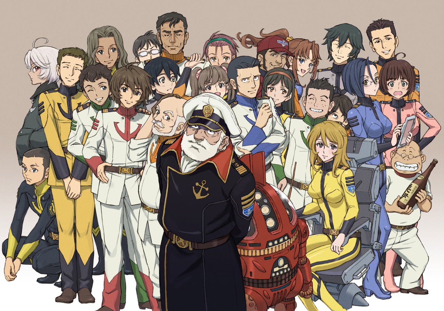 「『宇宙戦艦ヤマト』画集」より。(c)東北新社/著作総監修 西﨑彰司