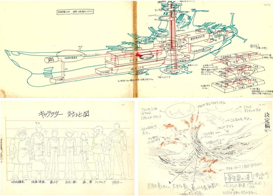 「『宇宙戦艦ヤマト（1974）』全記録集【50周年記念版】」より。(c)東北新社/著作総監修 西﨑彰司