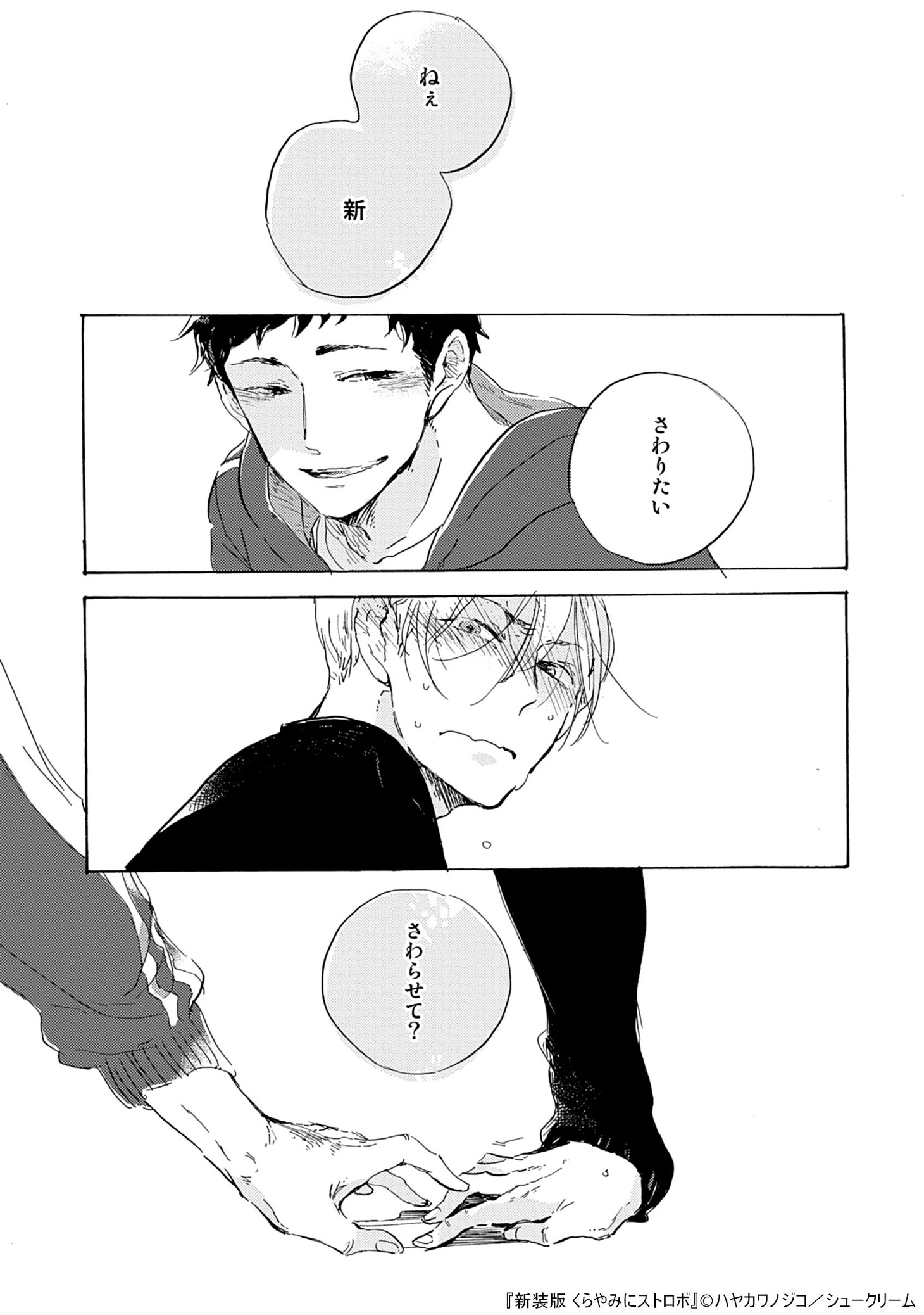「新装版 くらやみにストロボ」より。