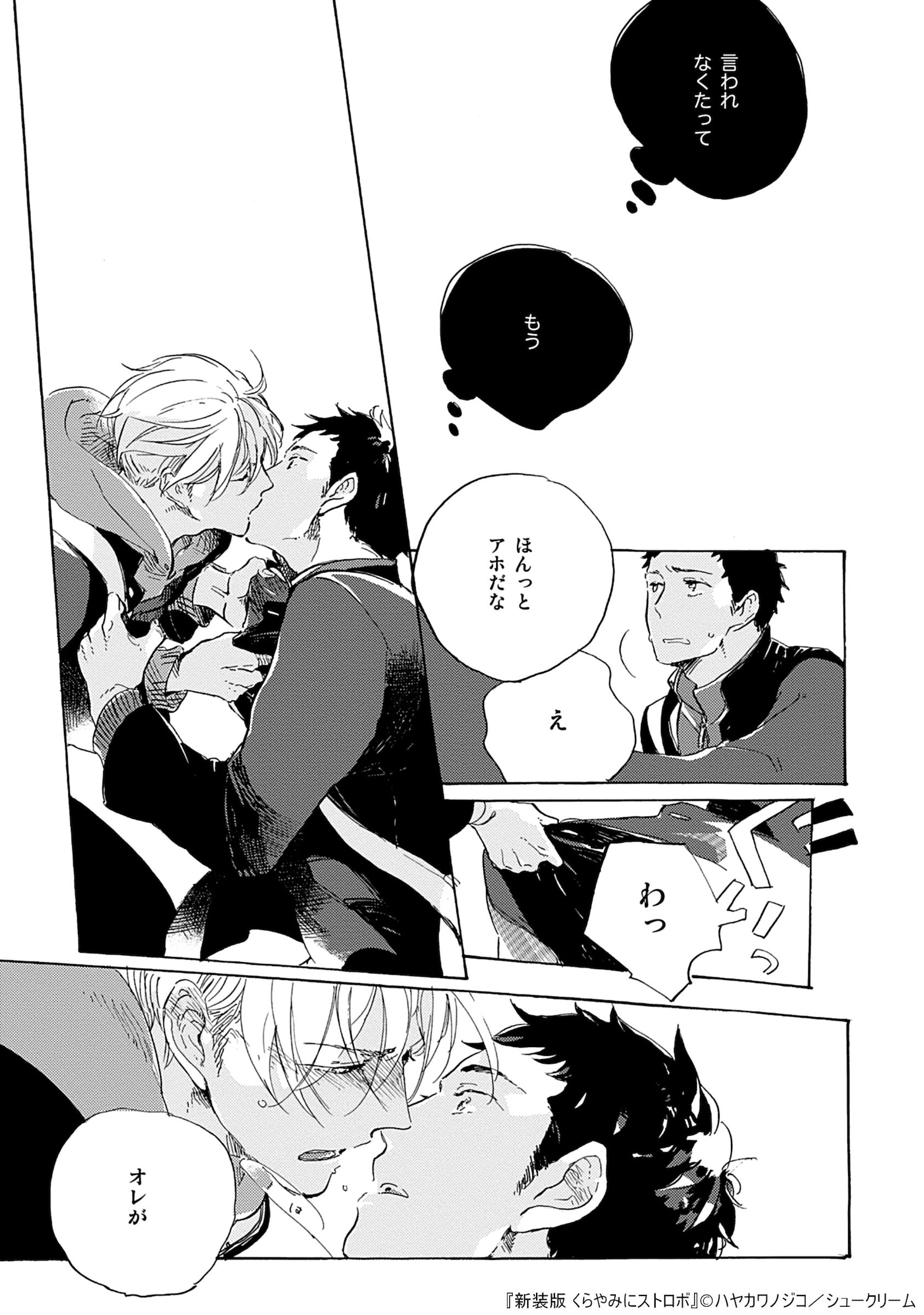 「新装版 くらやみにストロボ」より。