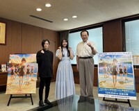 愛媛・松山市役所への表敬訪問の様子。