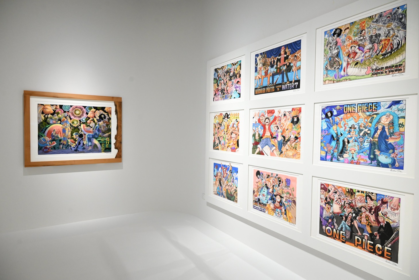 「『ONE PIECE ONLY』展」の様子。