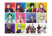 「アニメイトガールズフェスティバル2024」会場限定特典の「ジャケット風スクエアパールカード（全12種）」。