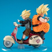 「デスクトップリアルマッコイEX ドラゴンボールZ スーパーサイヤ人孫悟空＆スーパーサイヤ人孫悟飯＆バイク」