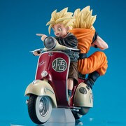 「デスクトップリアルマッコイEX ドラゴンボールZ スーパーサイヤ人孫悟空＆スーパーサイヤ人孫悟飯＆バイク」