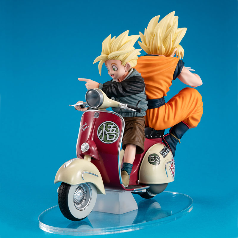 「デスクトップリアルマッコイEX ドラゴンボールZ スーパーサイヤ人孫悟空＆スーパーサイヤ人孫悟飯＆バイク」