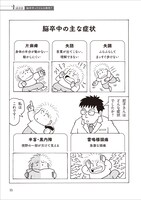「尼子騒兵衛が専門家に学ぶ！ 患者と家族のための マンガで学ぶ脳卒中 脳梗塞・脳出血・くも膜下出血」より。