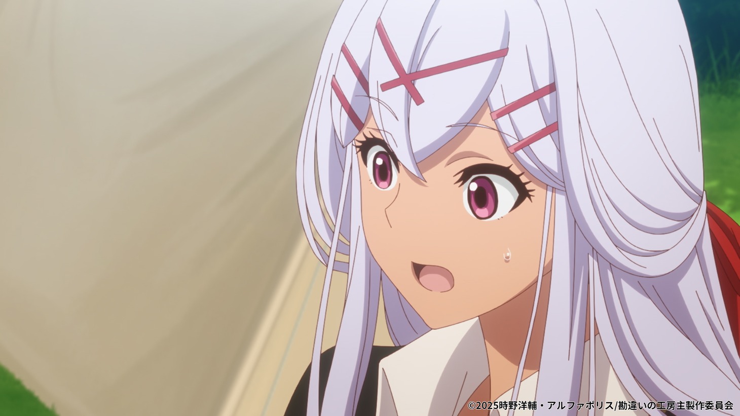 TVアニメ「勘違いの工房主～英雄パーティの元雑用係が、実は戦闘以外がSSSランクだったというよくある話～」ティザーPVより。 (c)2025時野洋輔・アルファポリス/勘違いの工房主製作委員会