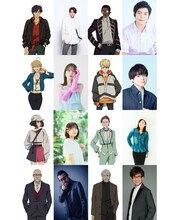 アニメ「LAZARUS ラザロ」のキャラクターとキャストたち。