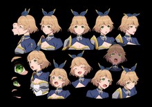 クルニ・クルーシエル（CV：広瀬ゆうき）(c)佐賀崎しげる・鍋島テツヒロ／ SQUARE ENIX・「片田舎のおっさん、剣聖になる」製作委員会