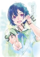 劇場アニメ「がんばっていきまっしょい」3週目入場者プレゼントのイラスト「悦ネエ」。