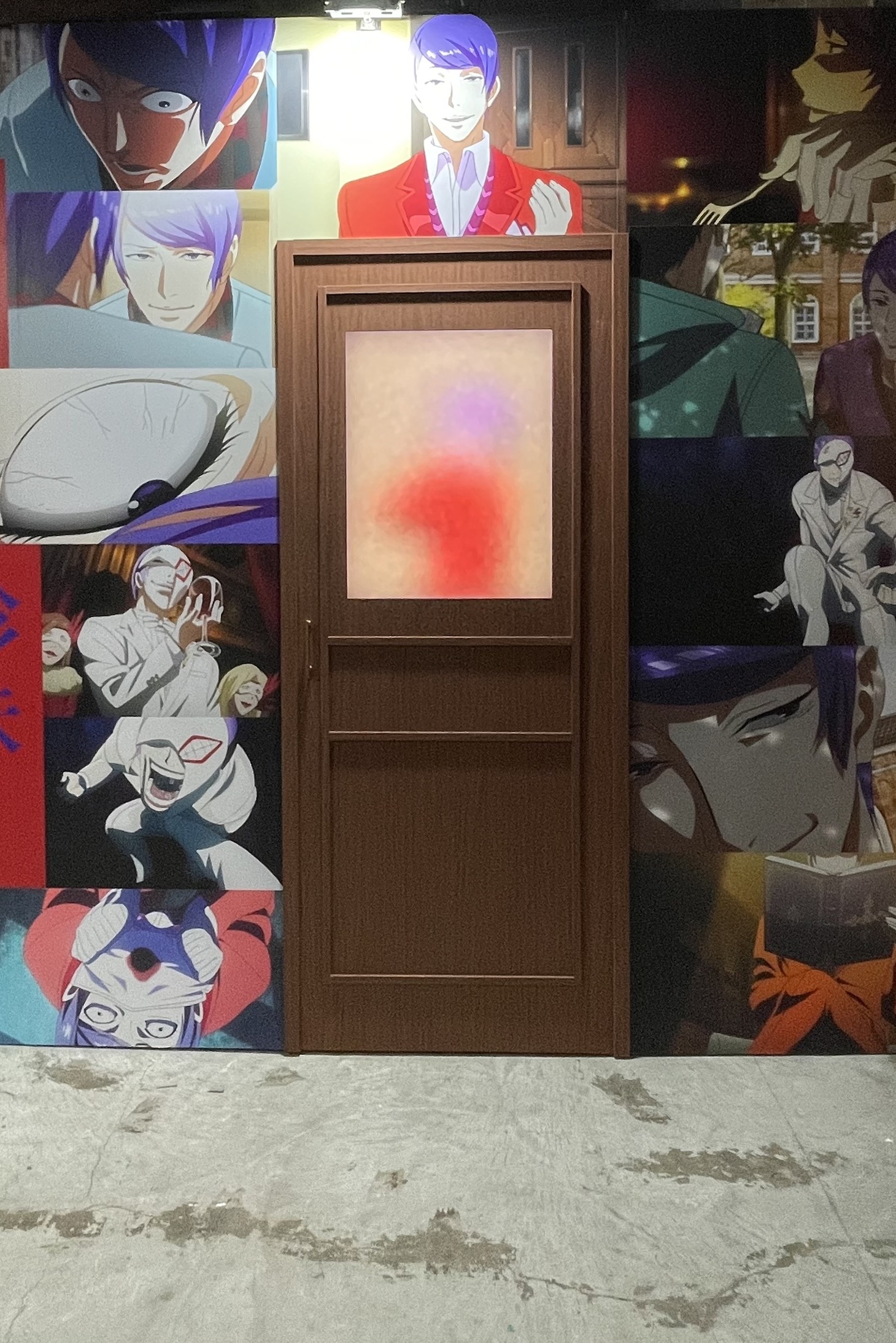「東京喰種EX.（イーエックス）」の様子。月山をフィーチャーした展示エリア。