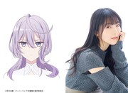 左からフィリア・アデナウアーのキャラクタービジュアル、石川由依。