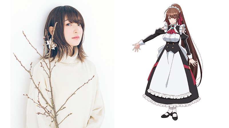 左から上田麗奈、天城のキャラクタービジュアル。