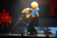 ソフトンとボーボボの戦い。