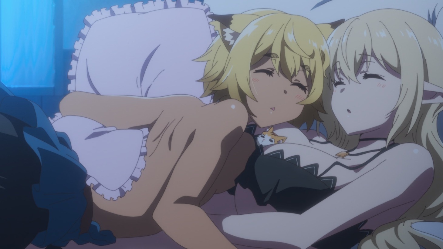 TVアニメ「Sランクモンスターの《ベヒーモス》だけど、猫と間違われてエルフ娘の騎士（ペット）として暮らしてます」本PV第1弾より。 (c)東雲太郎・銀翼のぞみ・夜ノみつき／白泉社／ベヒ猫製作委員会