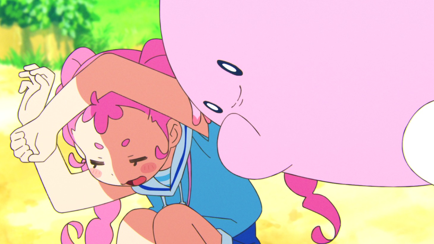 「ラッキーなサファリでおにごっこ!?」より。
