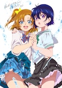 「がんばっていきまっしょい」と「ラブライブ!」のコラボイラスト。(c)2013 プロジェクトラブライブ!/(c)がんばっていきまっしょい製作委員会