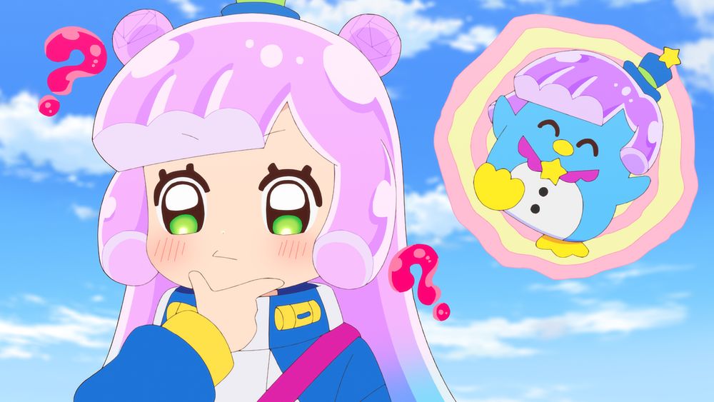 TVアニメ「ぷにるはかわいいスライム」第4話より。 (c)まえだくん／小学館／ぷにる製作委員会