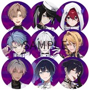 AGF2024会場限定グッズ「Toxic-a-Holic」ランダム缶バッジvol.1。