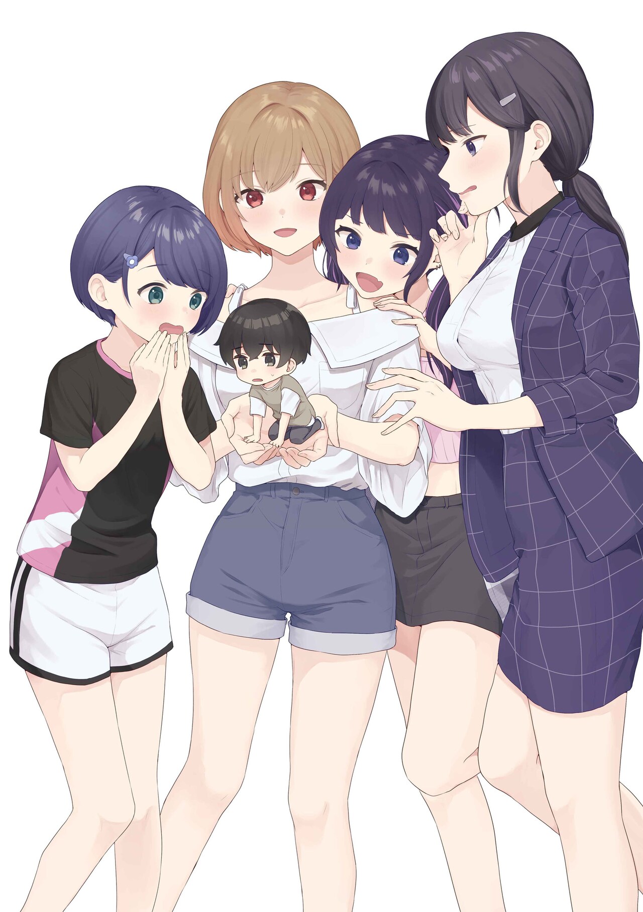 男女比1:5の世界でも普通に生きられると思った？　1巻　SSリーフレット Amazon.co.jp: 男女比1:5の世界でも普通に生きられると思った