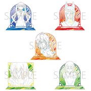 アニメ「ダンジョンに出会いを求めるのは間違っているだろうかIV 新章 迷宮篇 / 深章 厄災篇」の原画を使用したアクリルスタンド（全5種）。