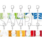 アニメ「ダンジョンに出会いを求めるのは間違っているだろうかIV 新章 迷宮篇 / 深章 厄災篇」の原画を使用したアクリルキーホルダーコレクション（全6種）。