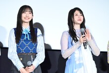 劇場アニメ「がんばっていきまっしょい」公開記念舞台挨拶の様子。