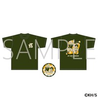 「集英社『僕のヒーローアカデミア』缶バッジ付きTシャツフリーサイズ」