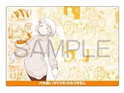 「ドカ食いダイスキ！ もちづきさん」1巻のメロンブックス有償特典「ランチョンマット」。