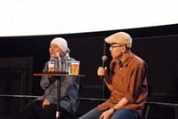 左から湯浅政明、井上俊之。