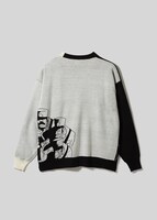 「神出鬼没の大泥棒｜ウォッシャブルジャカードカーディガン」