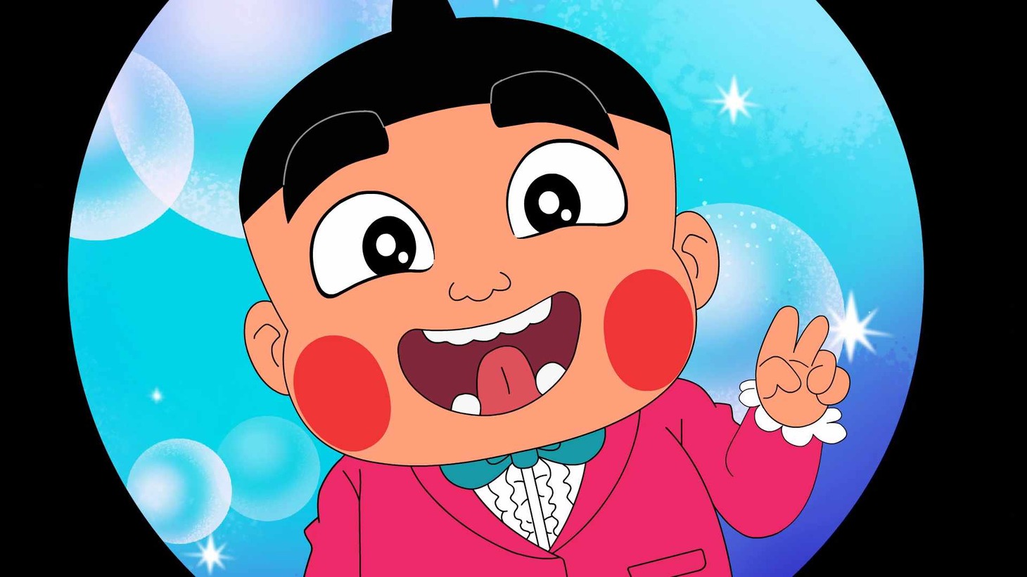 アニメ「おぼっちゃまくん」より。