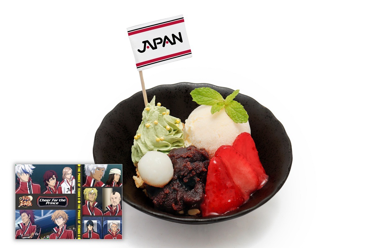 「日本代表・いちごクリームあんみつ」