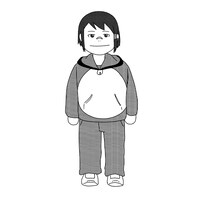 大童澄瞳のイラスト。