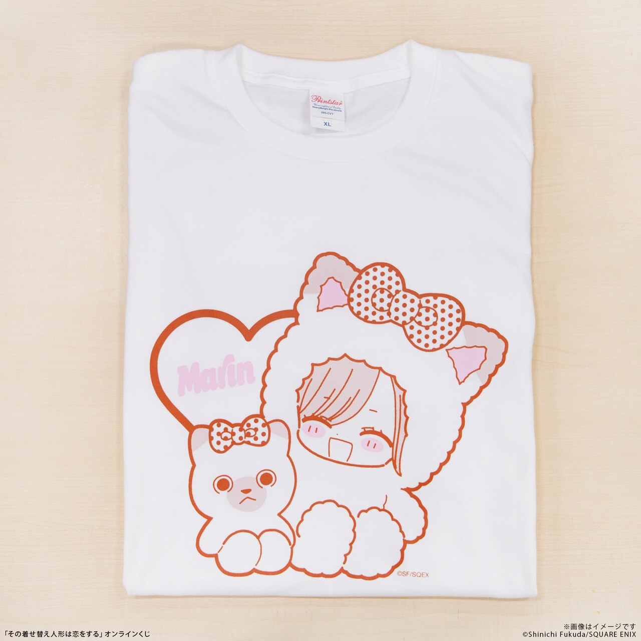 その着せ替え人形は恋をする　海夢　Tシャツ　A賞　オンラインくじ　着せ恋　くじ A賞のTシャツ。 - 「着せ恋」オンラインくじ登場！セーラー服や