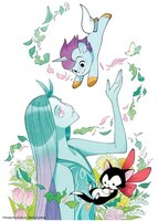 グラフィックノベル「UNICO: AWAKENING ～ユニコ 目覚めのおはなし～」のカット。(c)Tezuka Productions / Art by Gurihiru