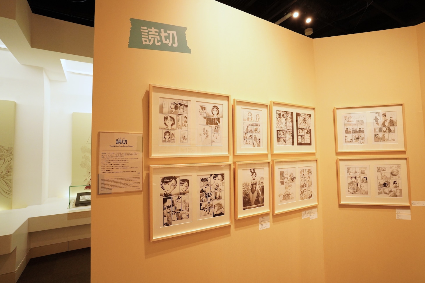 展示の様子。