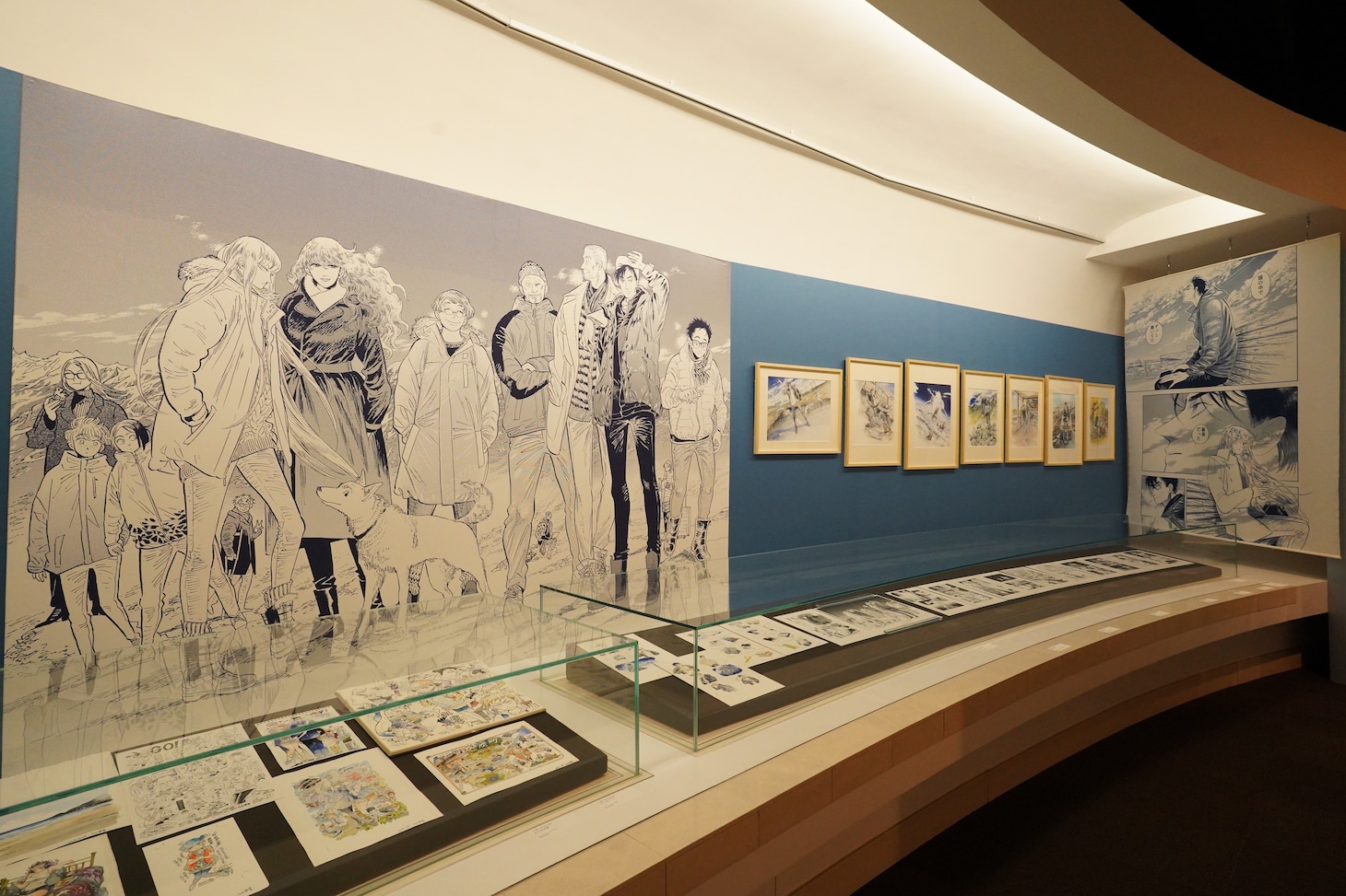 展示の様子。