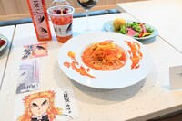 「アニメ『鬼滅の刃』柱展 －そして無限城へ－」併設のカフェで提供されるコラボメニュー。(c)吾峠呼世晴／集英社・アニプレックス・ufotable
