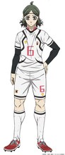 若月樹（CV：坂泰斗）。U-20日本代表のディフェンシブミッドフィルダー。語尾によく「うん」と付けている。目の下に大きなクマがある。