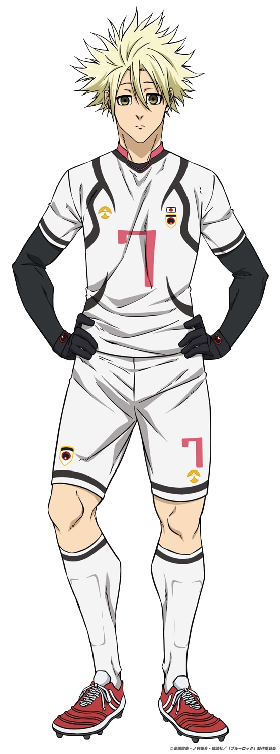 颯波留（CV：小野賢章）。U-20日本代表のディフェンシブミッドフィルダーを務める長身の青年。相手にボールを奪われた際、自チームの守備陣が体勢を整えるまでの時間稼ぎ役を担っている。