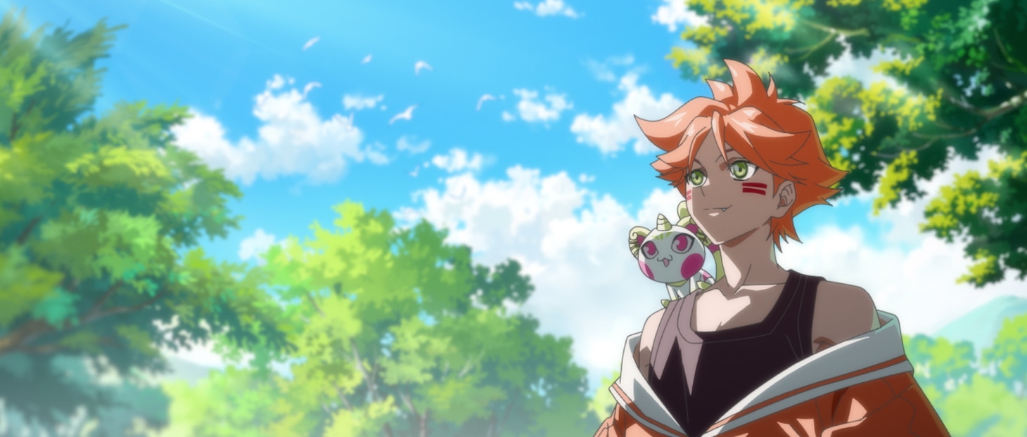 リトルジョニーとビッグジョニーの姿を収めた場面カット。