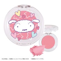 「ポンデクルール クレヨンしんちゃん マルチカラーパウダー」の「シロ」。カラーは「マシュマロピンク」。