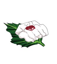 魚豊のプロフィールイラスト。