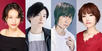 左から稲川英里、下野紘、前野智昭、庄司宇芽香。