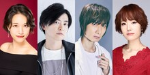 左から稲川英里、下野紘、前野智昭、庄司宇芽香。